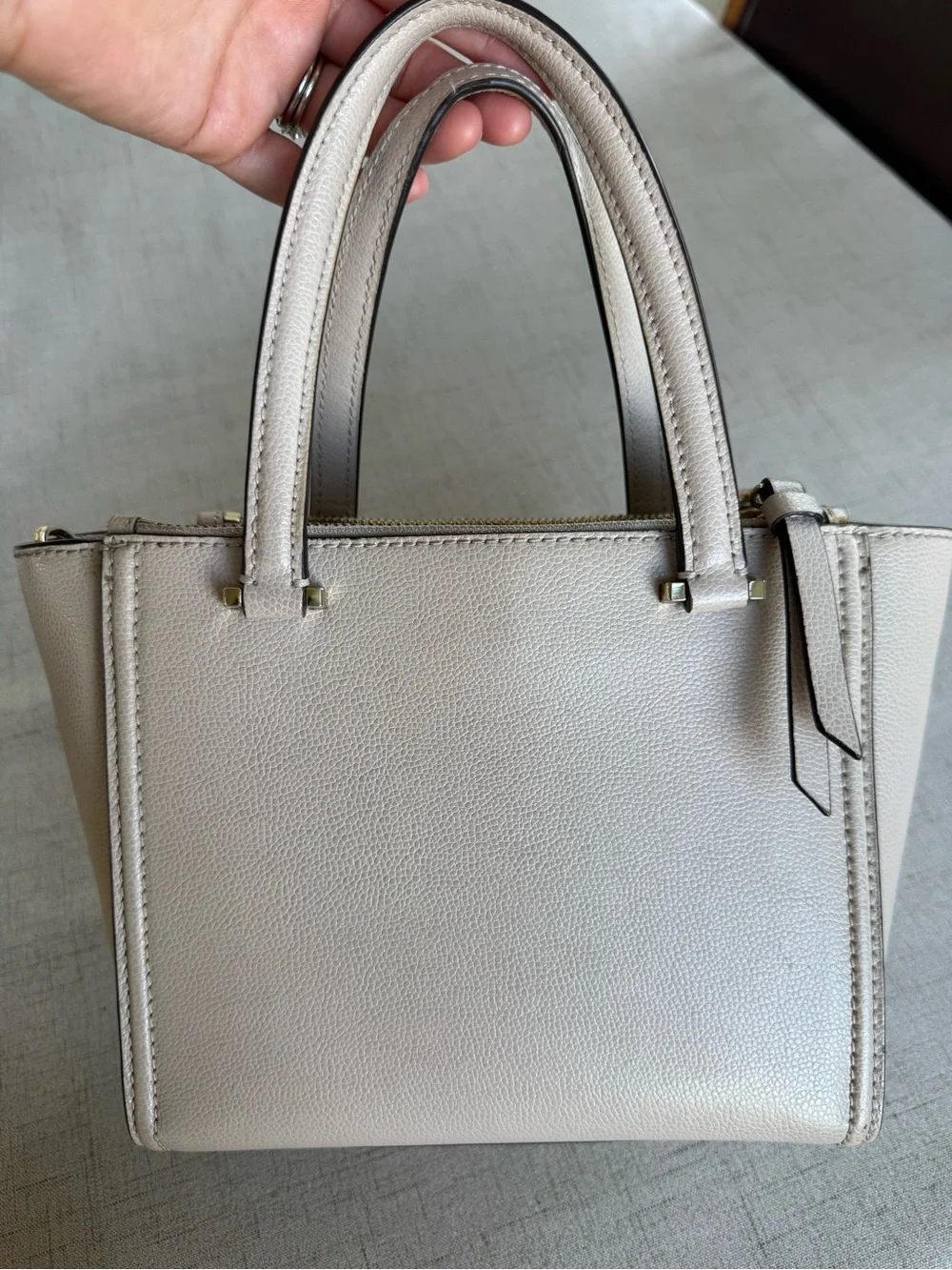 Kate Spade New York Mini Koma Pebbled Leather Bag warm beige WKRU5650